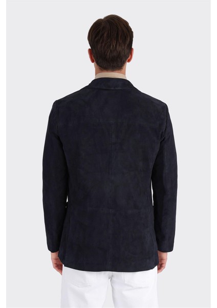 Lacivert Deri Erkek Ceket fiyatları