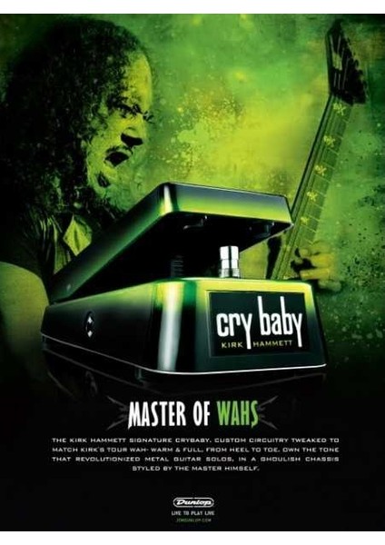 KH95 Kirk Hammett Signature Wah Pedalı