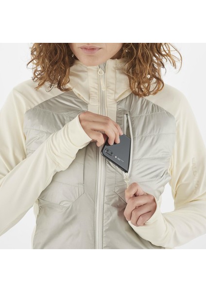 Elixir Hybrid Kadın Outdoor Montu - Krem fırsatları