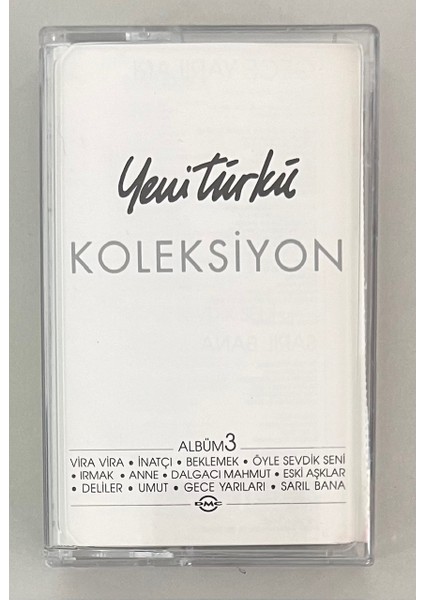 Yeni Türkü Koleksiyon Albüm 3 Vira Vira Kaset (Orjnal Dönem Baskı Kaset)