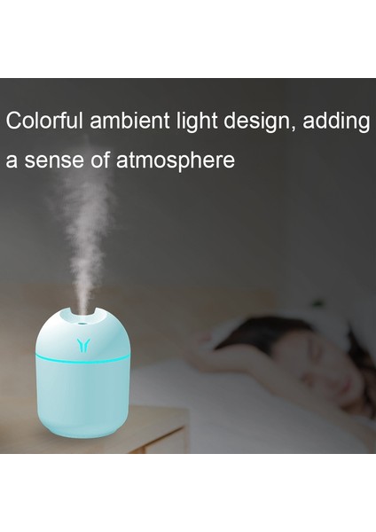 Yuekeda-Mini Renkli Gece Lambası Nemlendirici, Spec: 250ML (Yurt Dışından) fırsatları