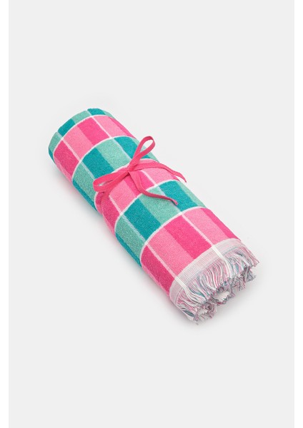 Damask Renkli Plaj Havlusu