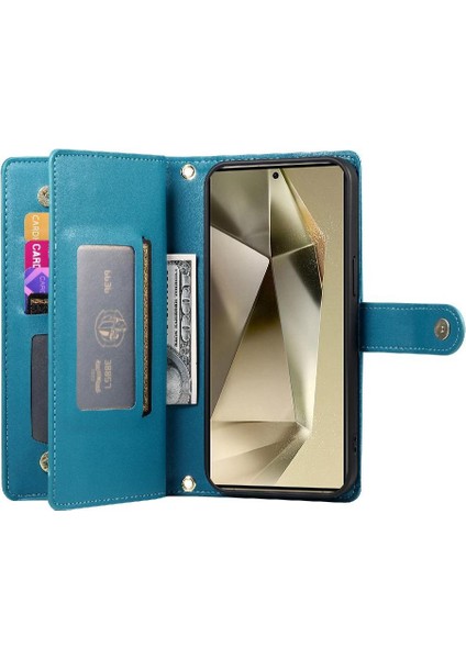 Samsung Galaxy S24 Ultra Kickstand Çok Fonksiyonlu Kart Için Flip Case (Yurt Dışından) indirimleri
