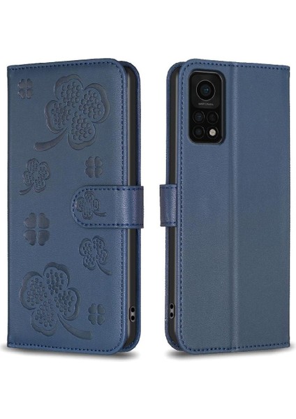 Xiaomi Redmi Için Flip Case K30S Yonca Çiçek Cüzdan Kart Yuvaları Tutucu Pu (Yurt Dışından)