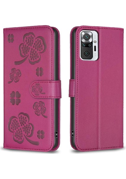 Xiaomi Redmi Not 10 Için Flip Case Pro Max Kart Yuvaları Tutucu Kickstand Pu (Yurt Dışından)