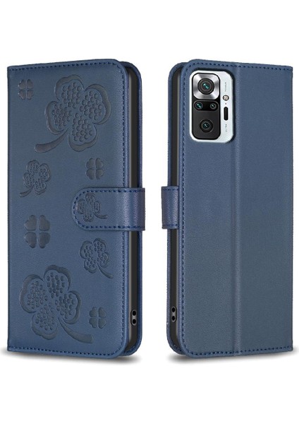 Xiaomi Redmi Not 10 Pro Için Flip Case Kart Yuvaları Tutucu Kickstand Pu (Yurt Dışından)