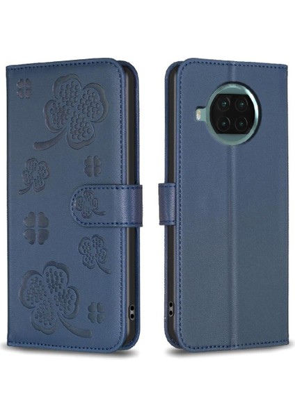 Xiaomi 10T Lite Yonca Çiçek Çok Renkli Pu Deri Kart Için Flip Case (Yurt Dışından)