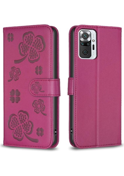 Xiaomi Redmi Not 10 Pro Için Flip Case Kart Yuvaları Tutucu Kickstand Pu (Yurt Dışından)