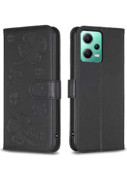 Xiaomi Poco X5 Yonca Çiçek Çok Renkli Kart Yuvaları Tutucu Için Flip Case (Yurt Dışından) indirimleri