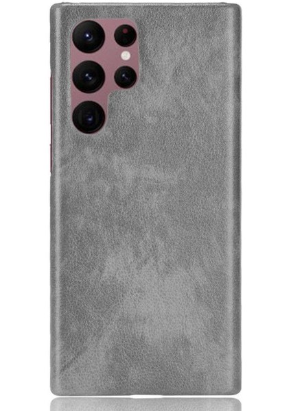 Samsung Galaxy S22 Için Retro Durumda Ultra Uyumluluk Lychee Desen Anti (Yurt Dışından) fırsatları