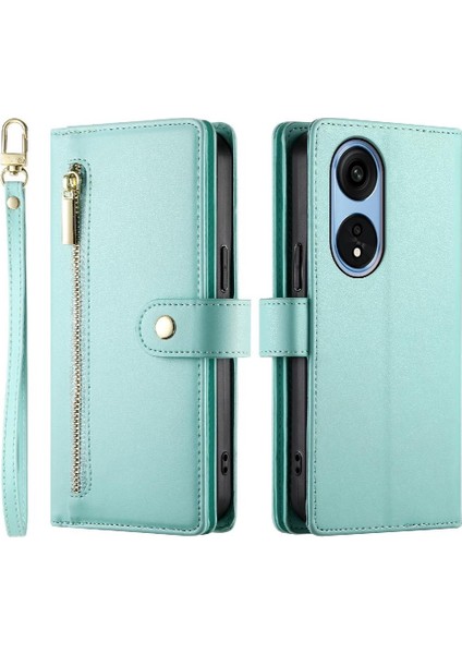 Oppo Oppo 8t 5g Kickstand Için Flip Case Çok Fonksiyonlu Kart Yuvaları Bilek (Yurt Dışından) indirimleri