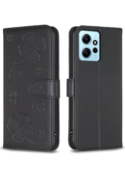 Mays Shop Xiaomi Redmi Not 12 Için Flip Case 4g Çok Renkli Cüzdan Kart Yuvaları Tutucu (Yurt Dışından)