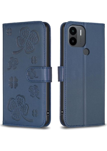 Mays Shop Xiaomi Redmi A1 Yonca Çiçek Pu Deri Çok Renkli Cüzdan Için Flip Case (Yurt Dışından)