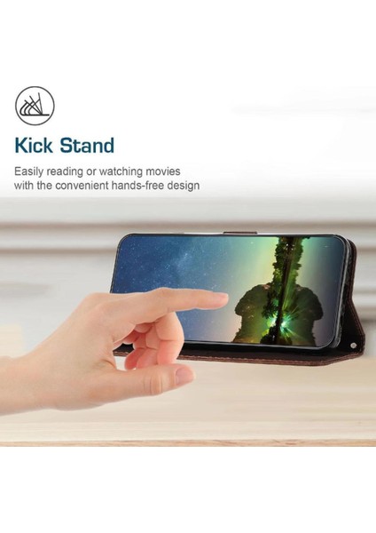 Google Piksel 9 Pro Kart Ekleme Kickstand Cüzdan Pu Deri Için Flip Case (Yurt Dışından)
