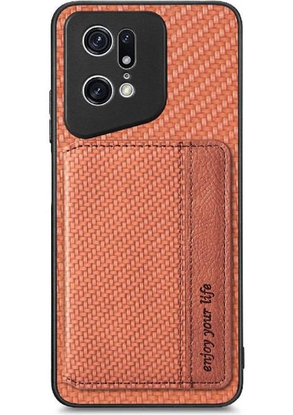 Oppo Bulmak Için Kılıf X5 Pro Rfıd Engelleme Manyetik Kart Tutucu Komple (Yurt Dışından)