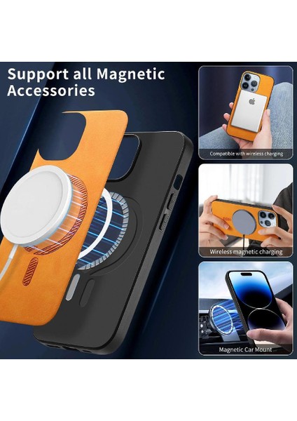 IPhone 14 Için Kılıf Pro Max Hafif Ince Magsafe Araba Bağlar Kablosuz (Yurt Dışından) indirimleri