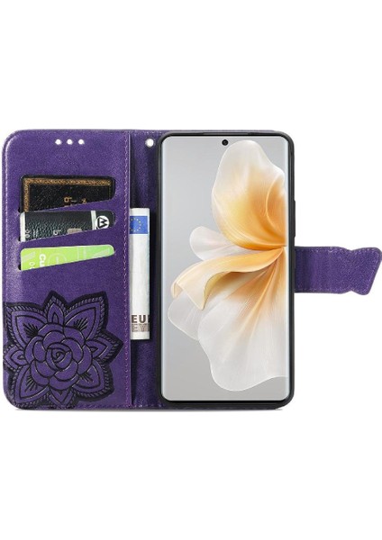 Vıvo V40 Lite Kelebek Kanat Iş Çok Renkli Cüzdan Için Flip Case (Yurt Dışından) modelleri