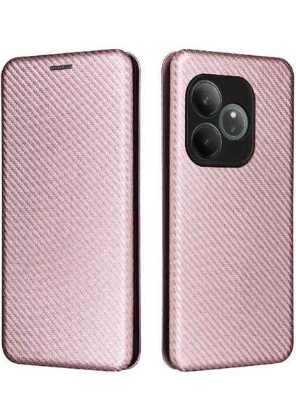 Realme Gt 6t Deri Folio Flip Case Kart Ekleme Tam Için Flip Case (Yurt Dışından)