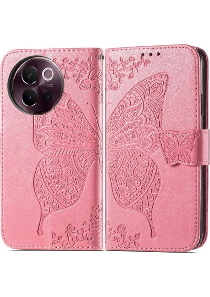 Vıvo V40 Lite Kelebek Kanat Iş Çok Renkli Cüzdan Için Flip Case (Yurt Dışından)