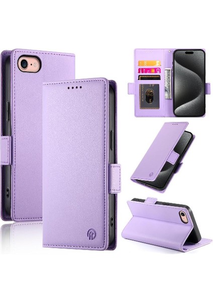 IPhone 7/8 Iş Günlük Kullanım Cüzdan Flip Kart Yuvaları Için Flip Case (Yurt Dışından)