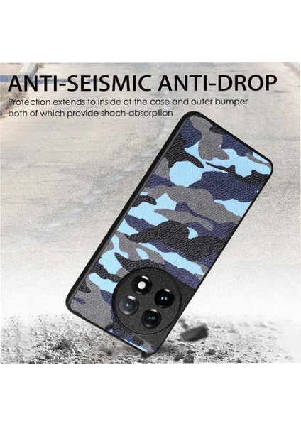 Oneplus 11 Camo Tasarım Hafif Anti Damla Kablosuz Şarj Için Kılıf (Yurt Dışından)