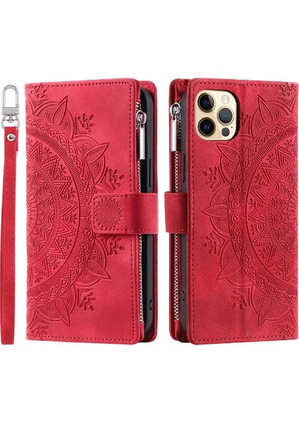 IPhone 12 Için Kılıf Pro Max Alüminyum Metal Logo Karbon Fiber Pu Eklenmiş Pu (Yurt Dışından)