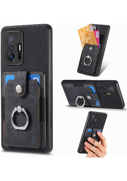 Xiaomi 11T/11T Pro Crad Yuvası Standı Halka Tutucu Manyetik Araç Montaj (Yurt Dışından)
