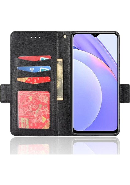 Xiaomi Redmi Için Kılıf 9t Manyetik Pu Deri Kart Yuvaları Tutucu Cüzdan Yan (Yurt Dışından) indirimleri