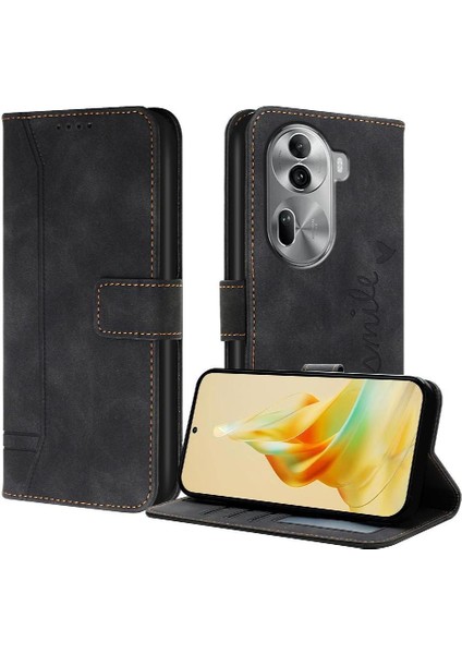 Oppo Phone 11 Pro 5g Için Telefon Kılıfı Kart Yuvaları Kapak El Kayışı Flip Folio (Yurt Dışından)