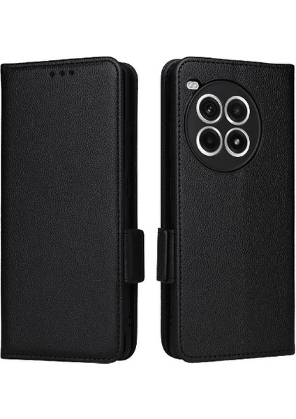 Oneplus Ace 3 Pro Için Flip Case Yan Toka Cüzdan Kart Yuvaları Tutucu Pu (Yurt Dışından)