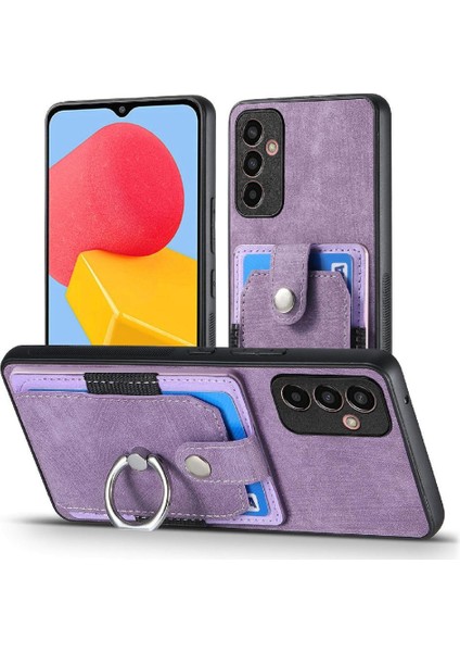 Samsung Galaxy M13 4g Manyetik Araç Montaj Crad Yuvası Halka Tutucu (Yurt Dışından)