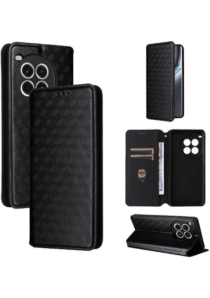 Oneplus Ace 3 Pro Için Flip Case Manyetik Kapatma Cüzdan Pu Deri Kart (Yurt Dışından)