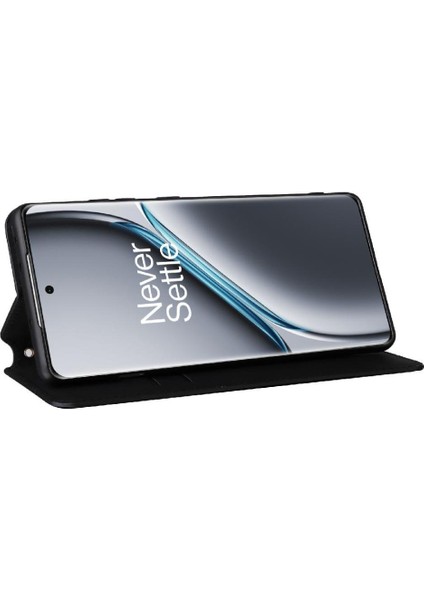 Oneplus Ace 3 Pro Için Flip Case Manyetik Kapatma Cüzdan Pu Deri Kart (Yurt Dışından) modelleri