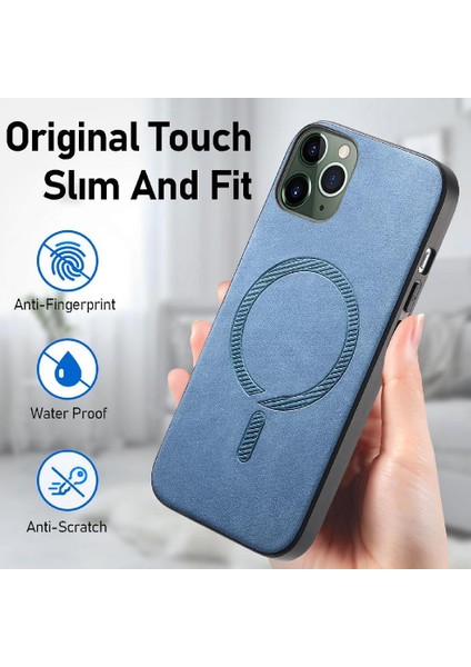 IPhone 11 Için Kılıf Pro Kablosuz Şarj Magsafe Araba Bağlar Ince (Yurt Dışından)