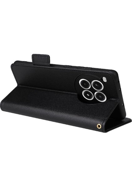 Oneplus Ace 3 Pro Için Flip Case Yan Toka Cüzdan Kart Yuvaları Tutucu Pu (Yurt Dışından) modelleri