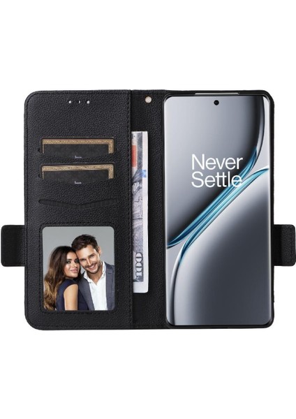 Oneplus Ace 3 Pro Için Flip Case Yan Toka Cüzdan Kart Yuvaları Tutucu Pu (Yurt Dışından) fırsatları