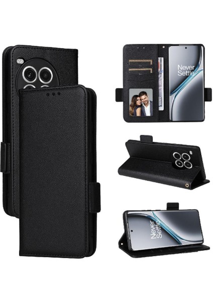 Oneplus Ace 3 Pro Için Flip Case Yan Toka Cüzdan Kart Yuvaları Tutucu Pu (Yurt Dışından) indirimleri