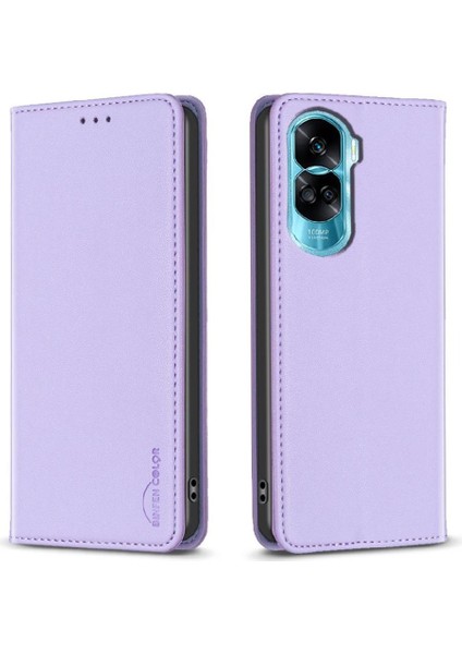 Onur Için Flip Case 90 Lite Pu Deri Iş Çoklu Kart Yuvası Manyetik (Yurt Dışından)