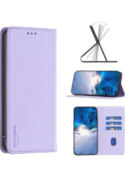 Samsung Galaxy A15 4g/5g Çoklu Kart Yuvası Çok Renkli Cüzdan Için Flip Case (Yurt Dışından)