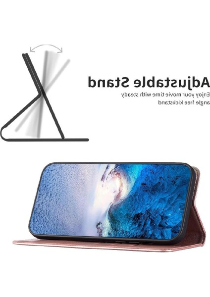 Samsung Galaxy M34 5g Iş Çoklu Kart Yuvası Manyetik Pu Için Flip Case (Yurt Dışından)