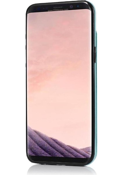 Mays Shop Samsung Galaxy S8 Artı Çift Düğmeler Pu Için Kart Tutucu Kılıf ile Cüzdan (Yurt Dışından)