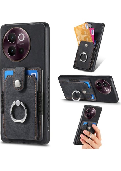 Vıvo V40 Lite Manyetik Araç Montaj Yüzük Tutucu Standı Için Kılıf Crad Yuvası (Yurt Dışından)