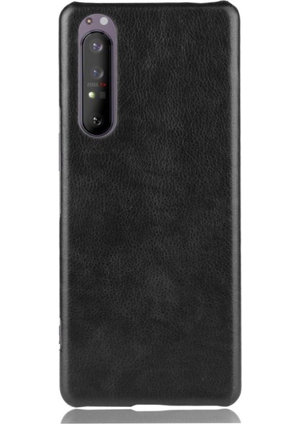 Sony Xperia 1 Iı Uyumluluk Lychee Desen Retro Kapak Için Retro Kılıf (Yurt Dışından)