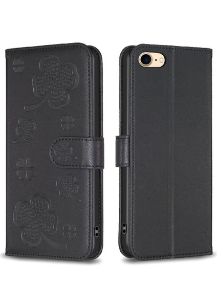 IPhone 6 Için Flip Case/6s Çok Renkli Pu Deri Kart Yuvaları Tutucu Yonca (Yurt Dışından) indirimleri