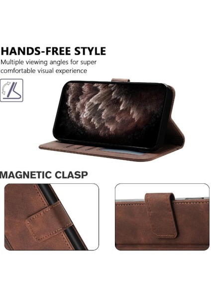 Oppo Phone 11 Pro 5g Için Telefon Kılıfı Kart Yuvaları Kapak El Kayışı Flip Folio (Yurt Dışından)