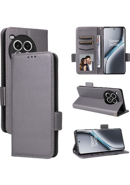 Oneplus Ace 3 Pro Için Flip Case Yan Toka Cüzdan Kart Yuvaları Tutucu Pu (Yurt Dışından)