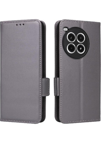Oneplus Ace 3 Pro Için Flip Case Yan Toka Cüzdan Kart Yuvaları Tutucu Pu (Yurt Dışından)