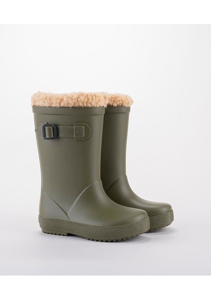 Splash Euri Borreguıto Kürklü Yağmur Çizmesi- Kaki/ Khaki