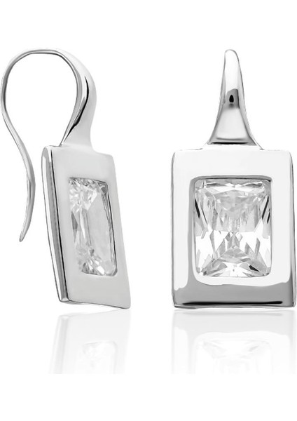 Kare Tek Taşlı Küpeler fiyatları