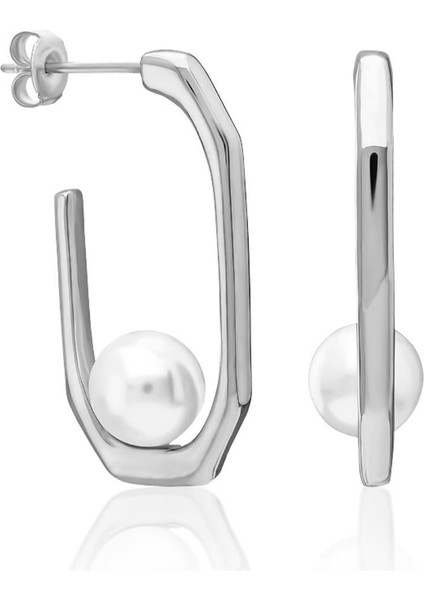 Yarım Yuvarlak Incili Küpeler fiyatları